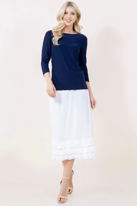 Skirt Extender-White
