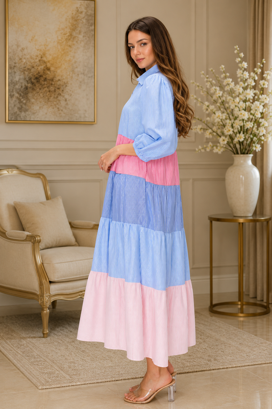 Seersucker Dress-2 Colors