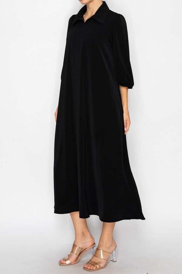 Black Polo Dress