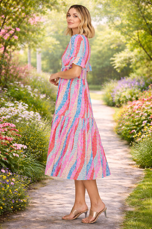 Savannah-Rainbow Dress-FINAL SALE