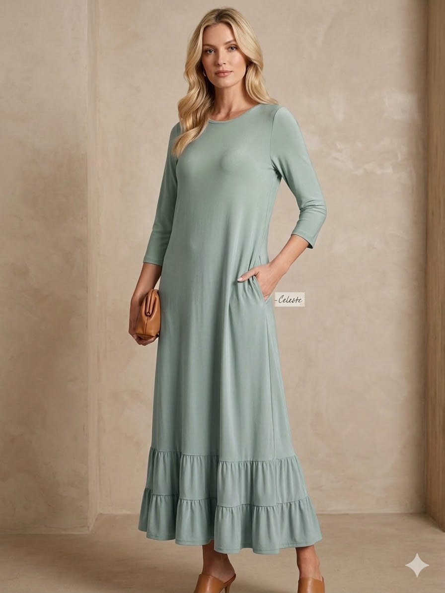 Opal Dress-Sage