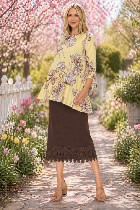 Skirt Extender-Chocolate Brown