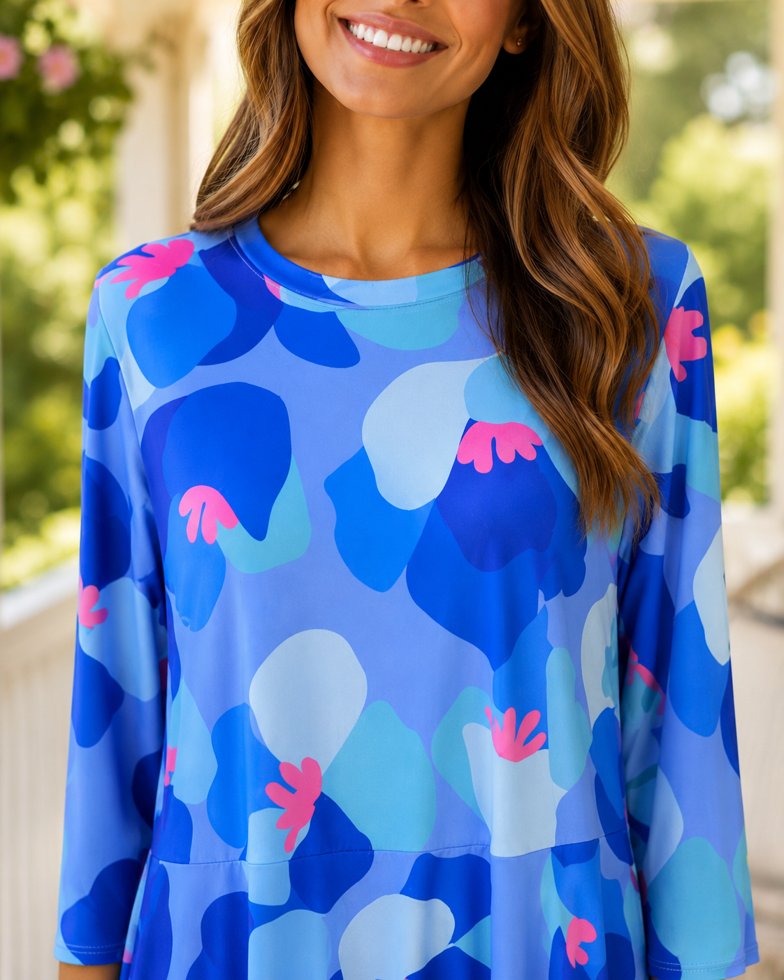 Darla- Blue Floral