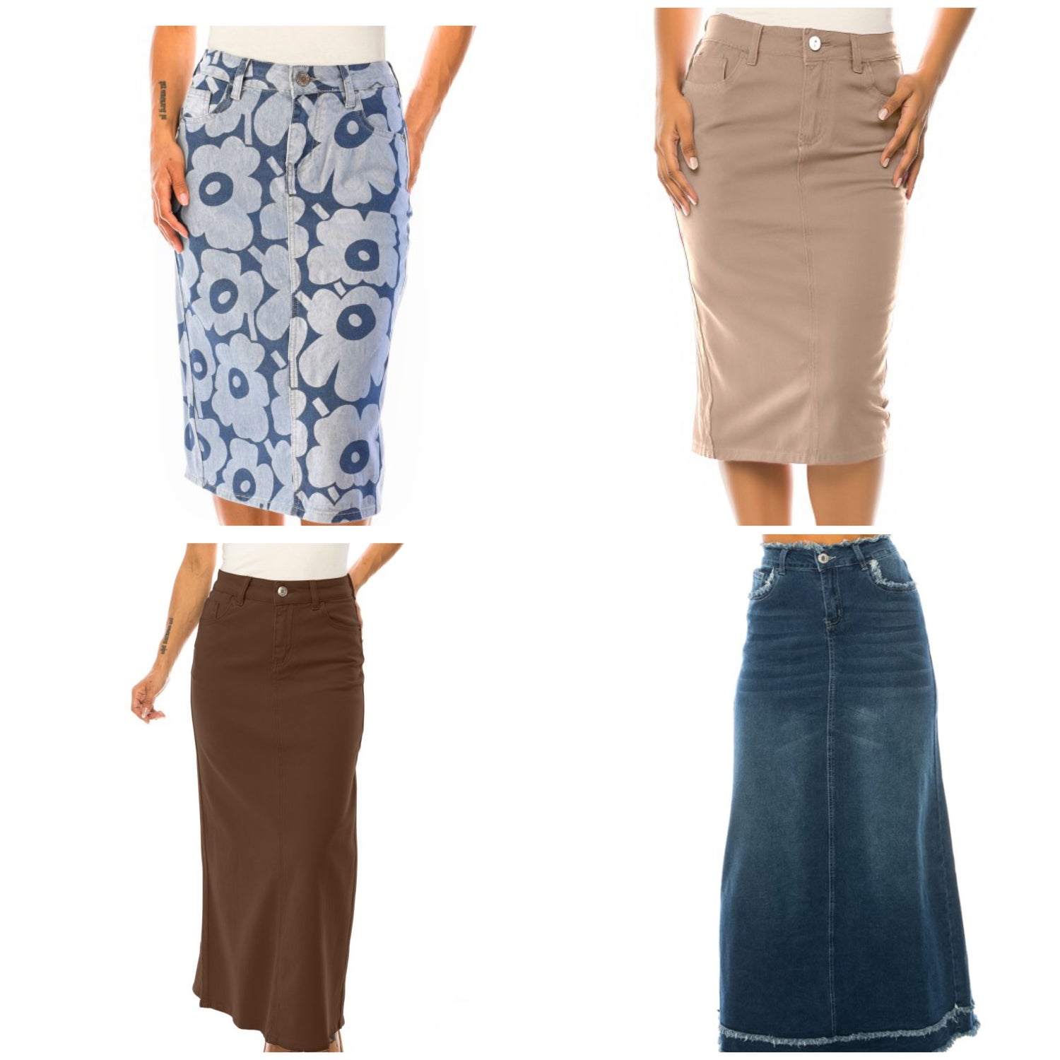 Denim Skirts