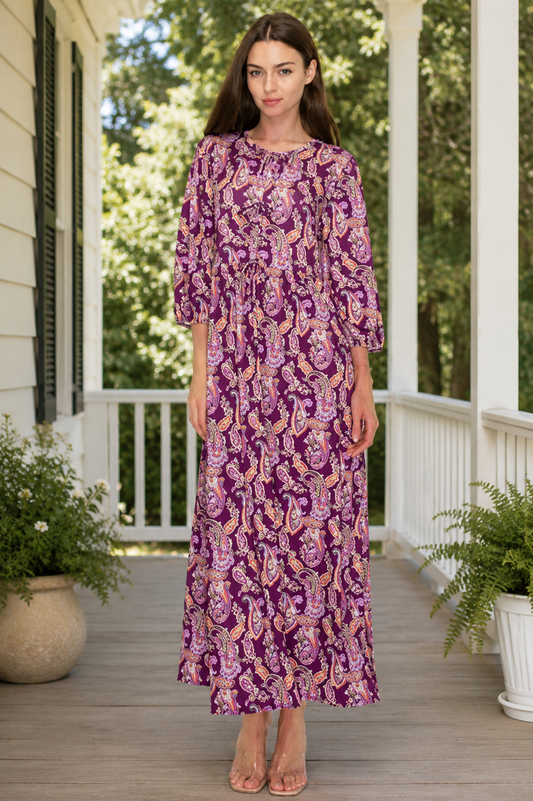 Crystal Purple Paisley