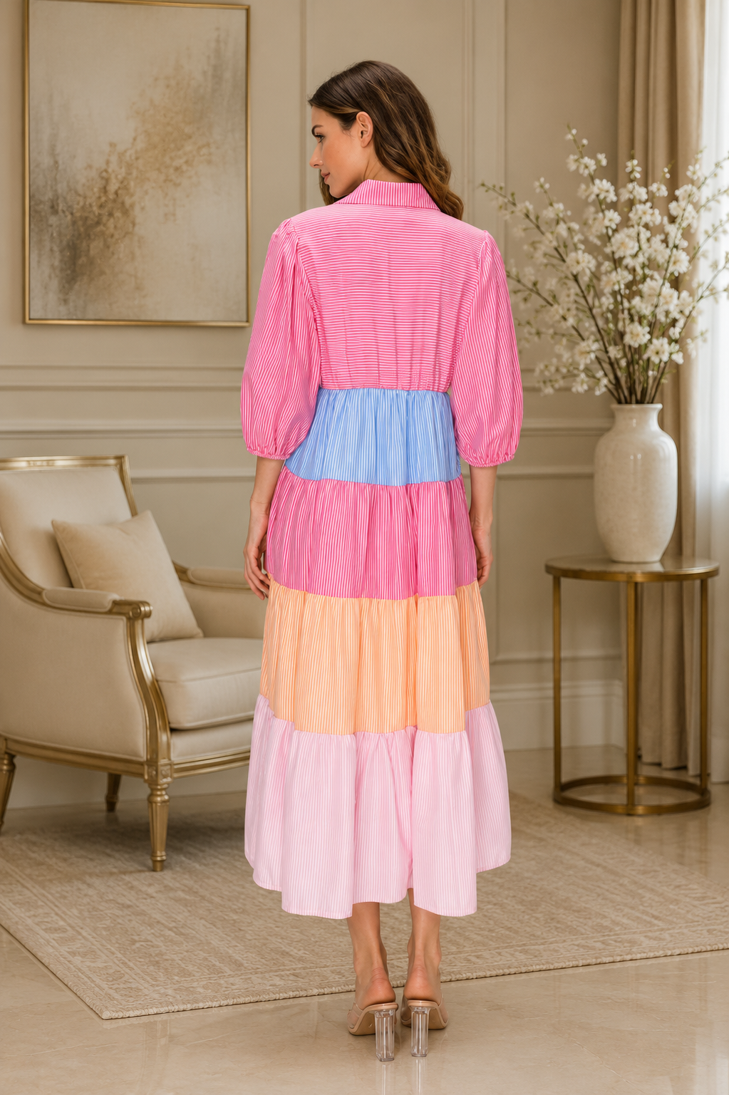 Seersucker Dress-2 Colors