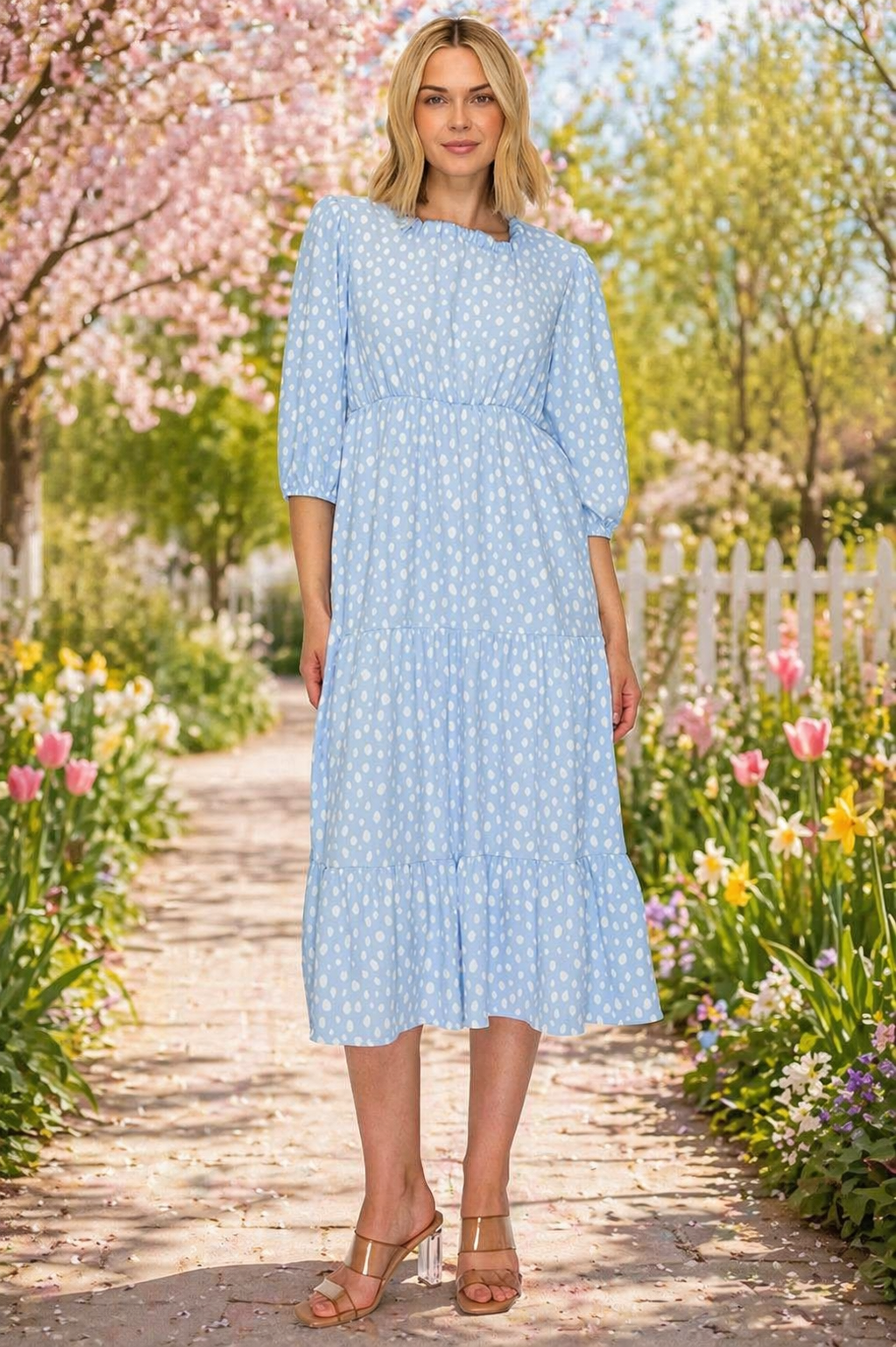 Lucy-Spotted Dress-2 Colors