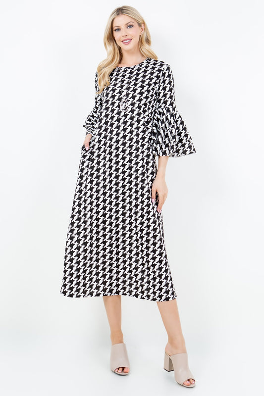 Houndstooth Dress