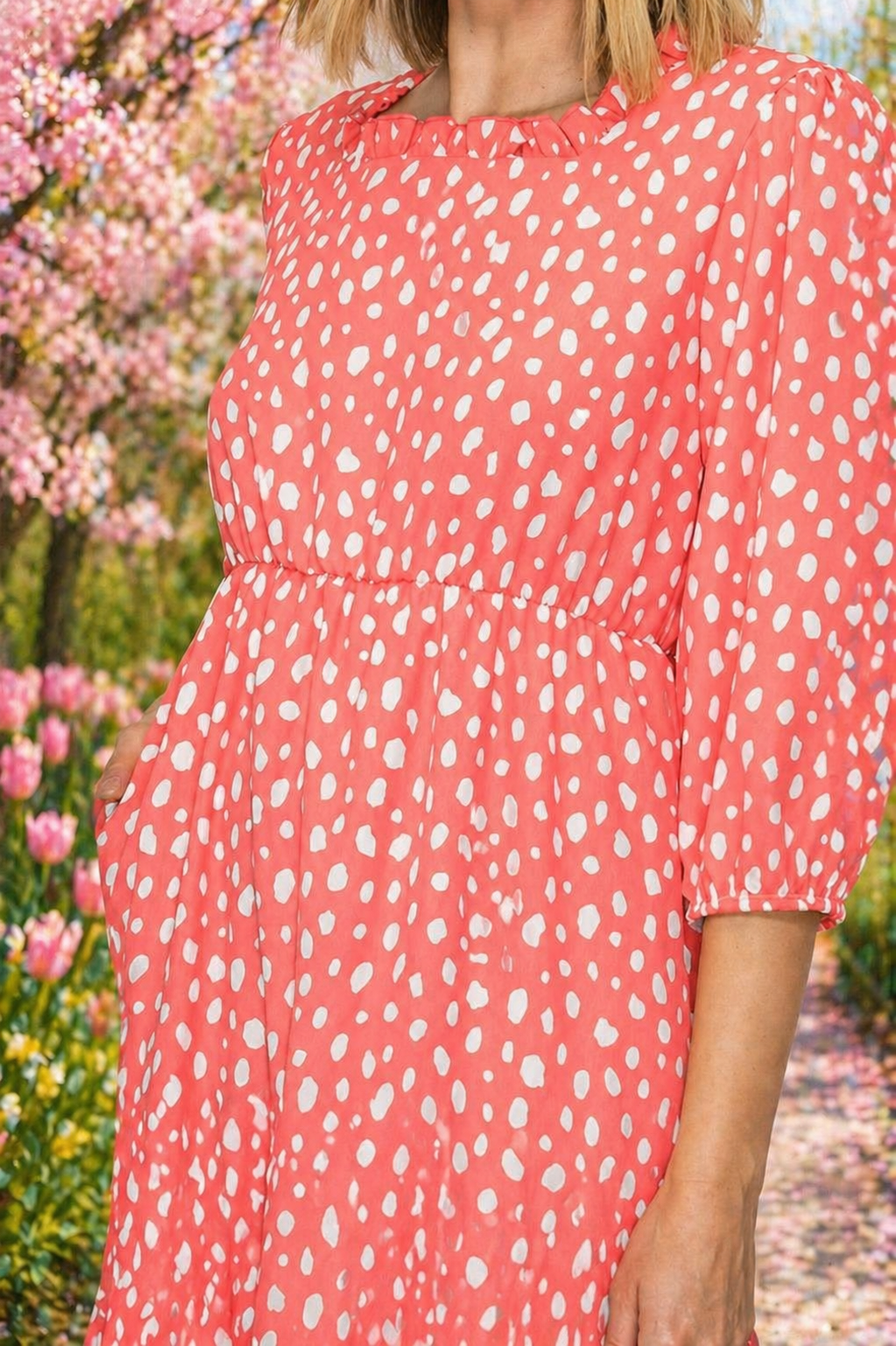 Lucy-Spotted Dress-2 Colors