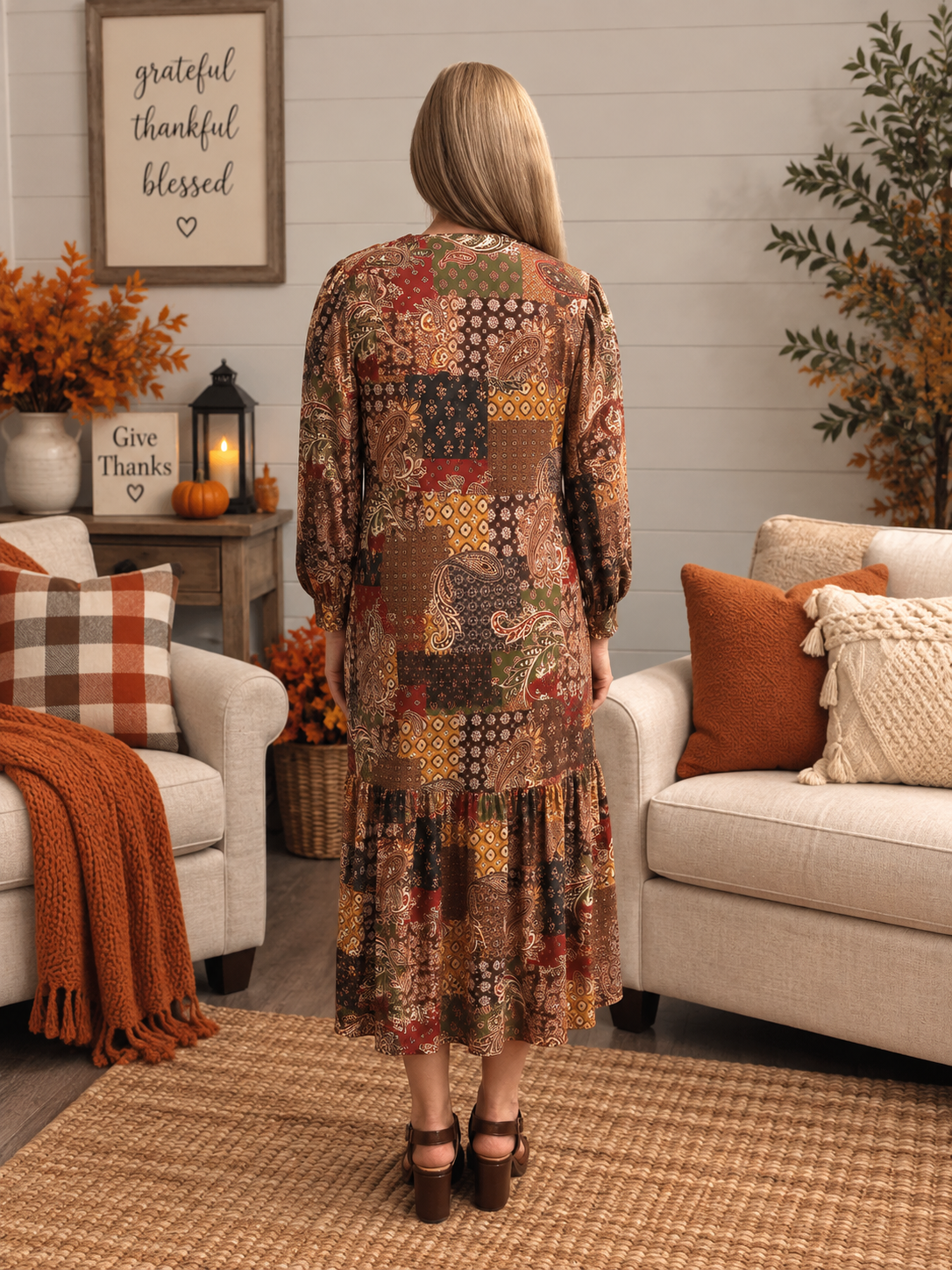 Darcy Fall Patch Dress