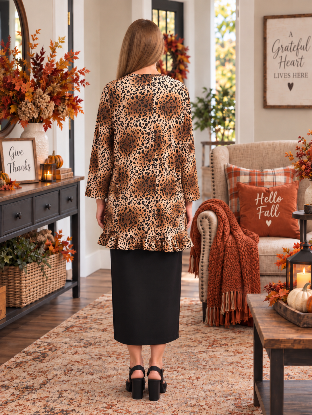 Macy-Animal Print Tunic
