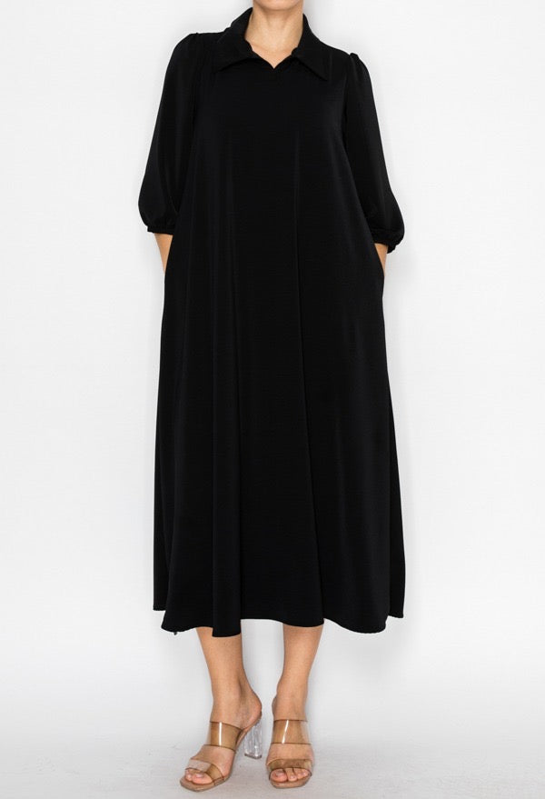 Black Polo Dress