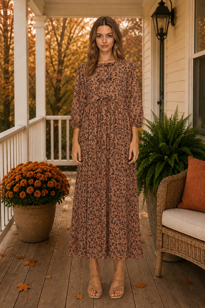 Crystal Fall Leopard Dress-2 Colors