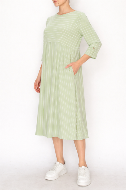 Haley-Striped Dress-6 Colors