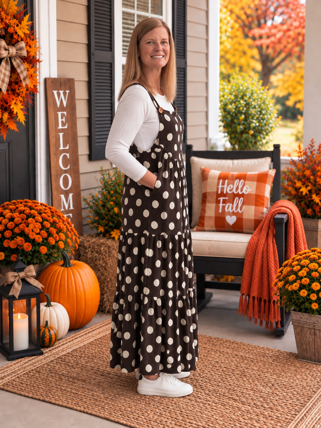 Sabrina Ribbed Overall Jumper Dress