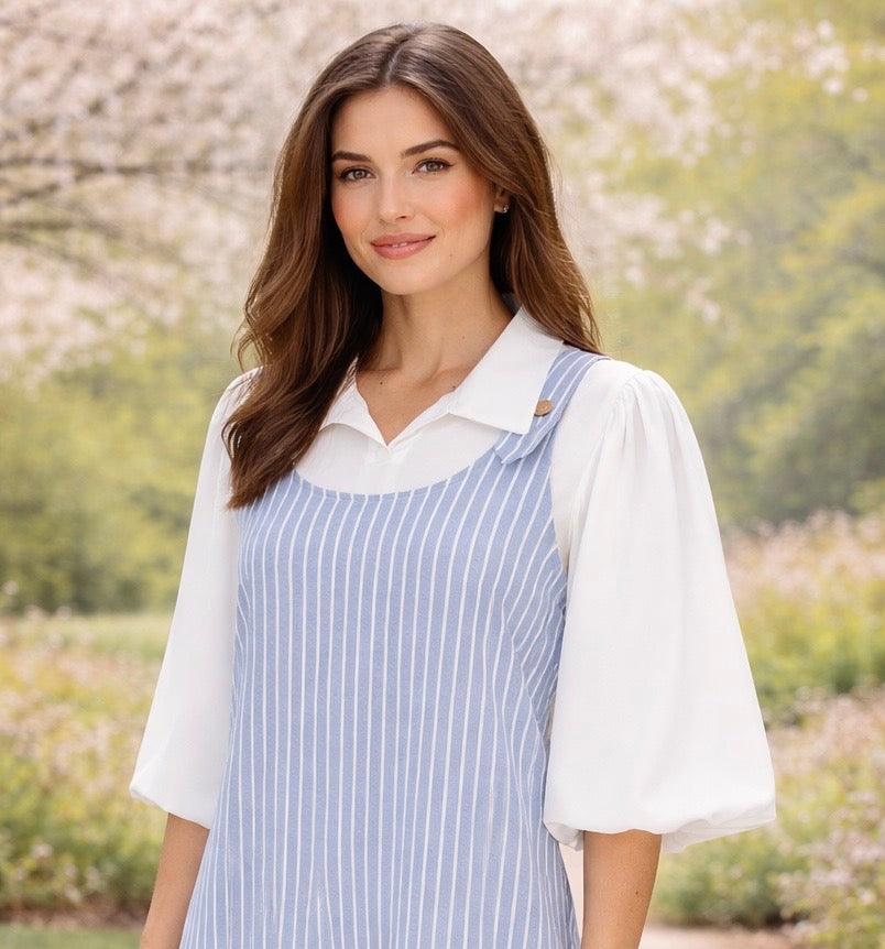 Blue Striped Jumper