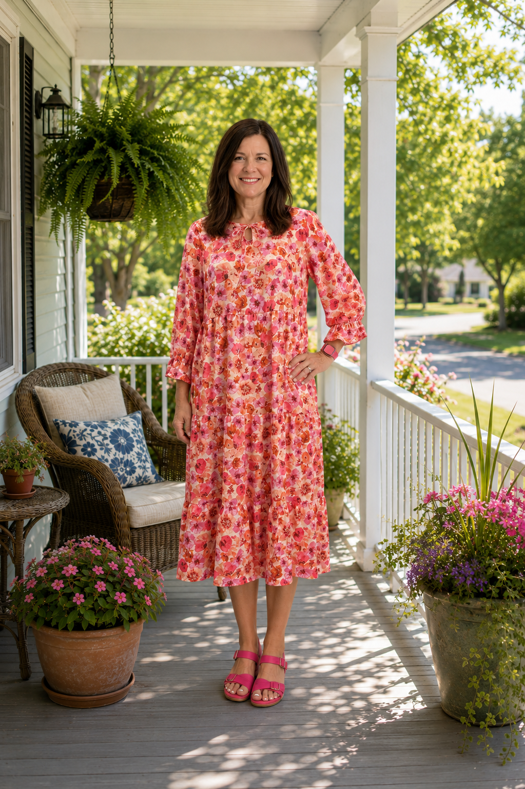 LeAnn-Floral Dress