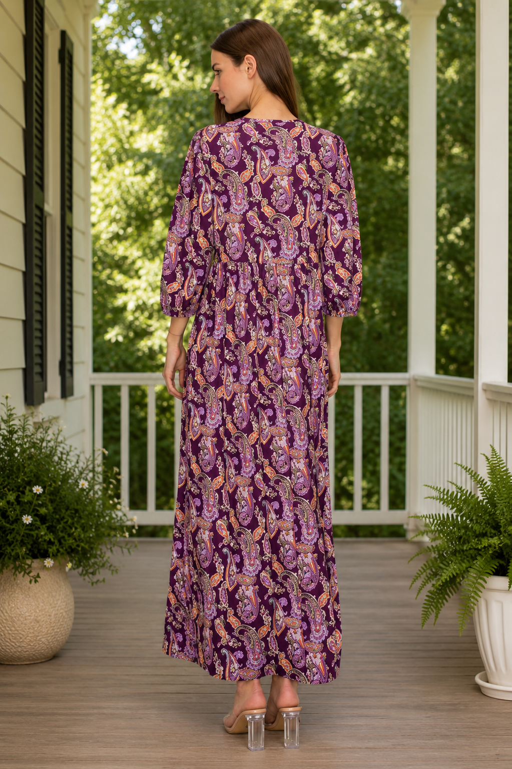 Crystal Purple Paisley
