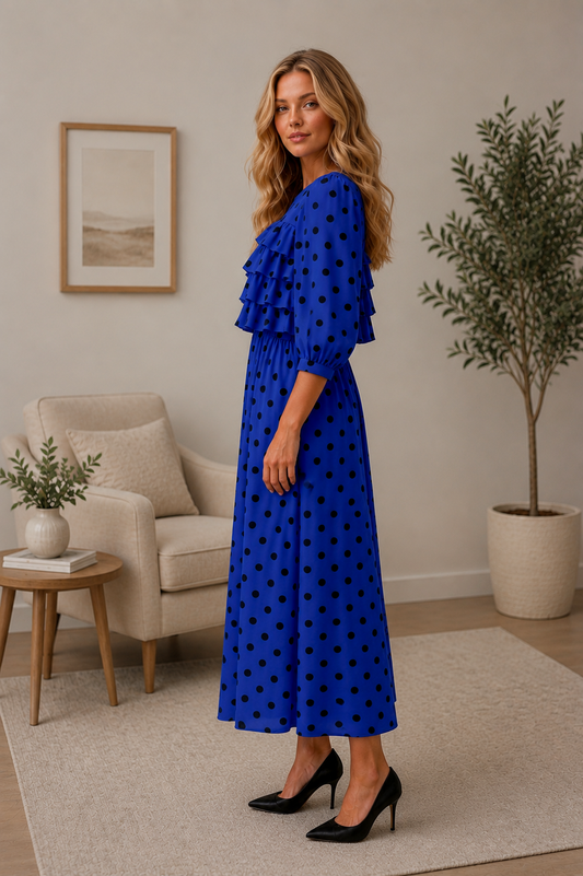 April Ruffle Front Dress