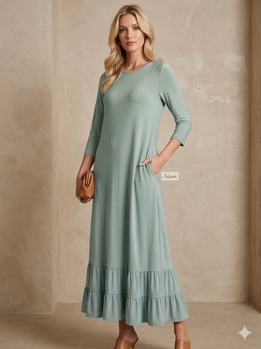 Opal Dress-Sage