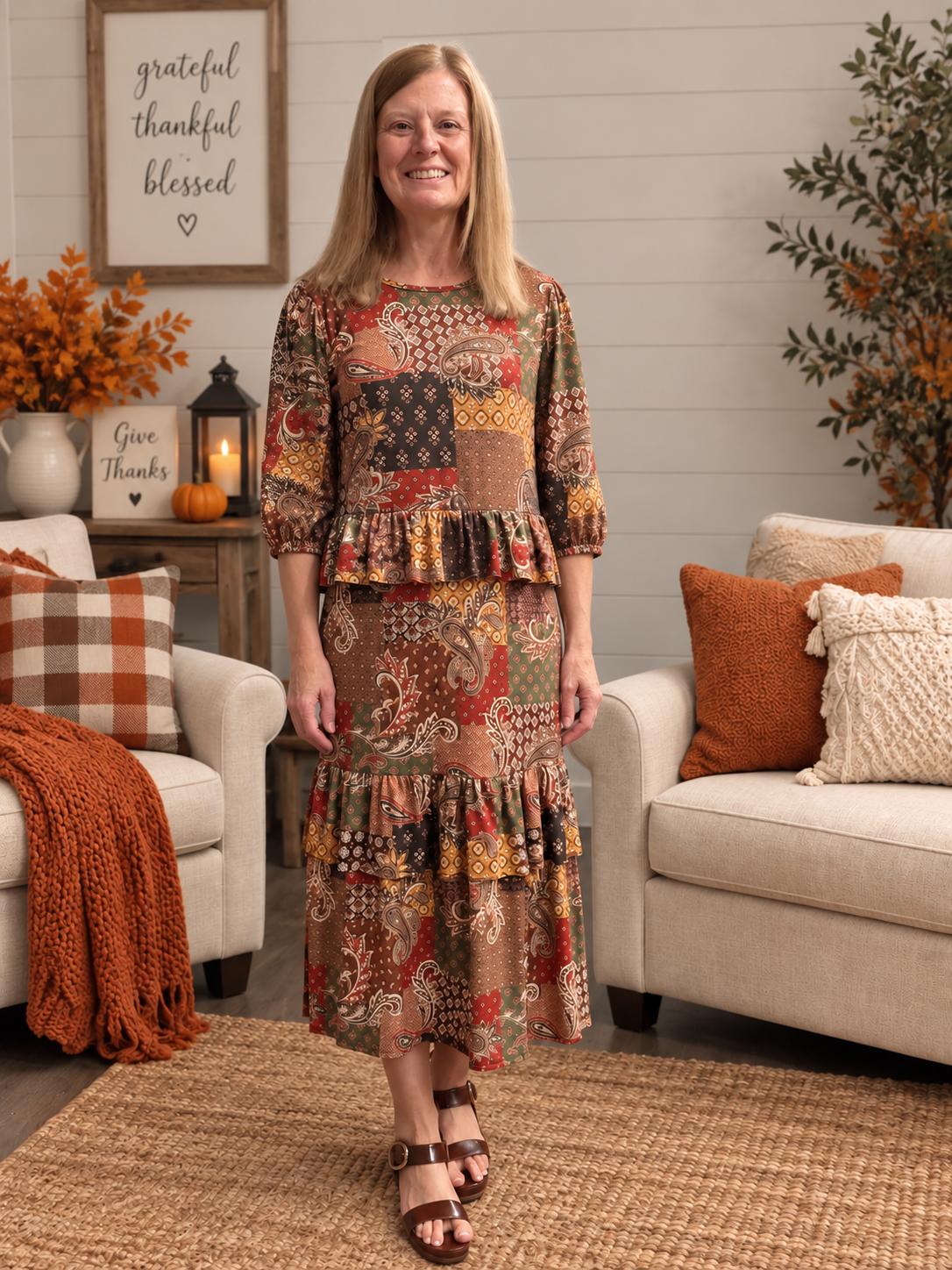 Darcy Fall Patch Dress