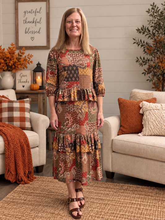 Darcy Fall Patch Dress