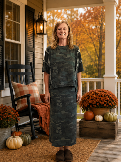Camo Skirt Set