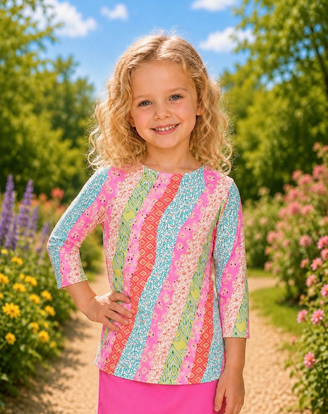 Kids Layering Top-2 Prints