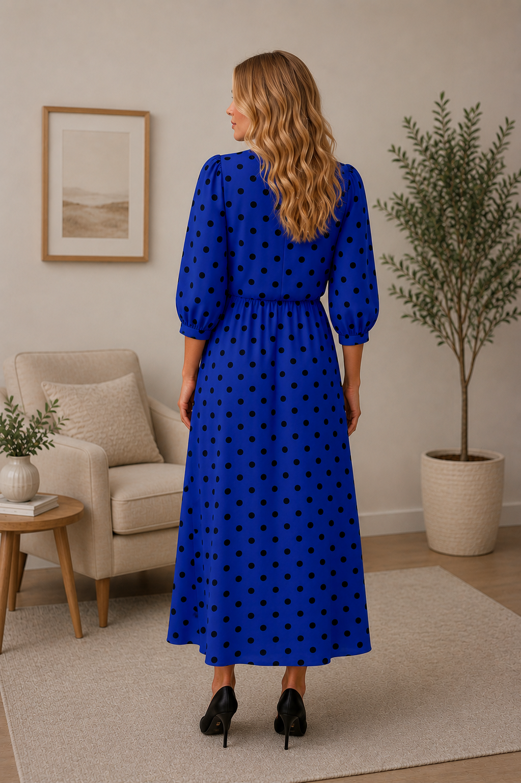 April Ruffle Front Dress