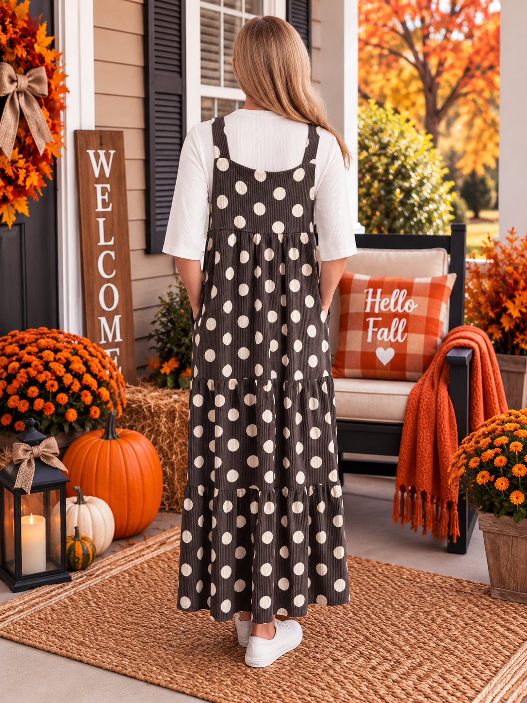 Sabrina Ribbed Overall Jumper Dress