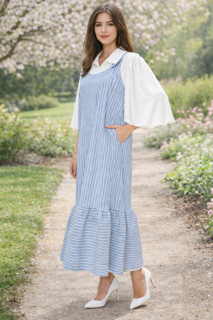 Blue Striped Jumper