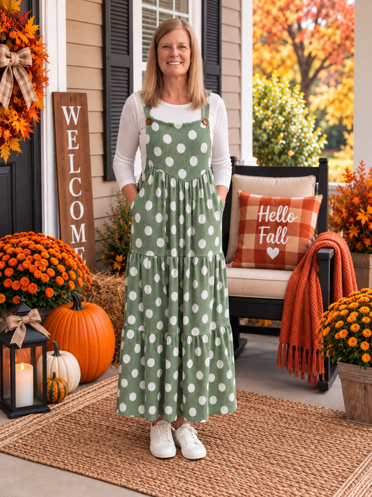Sabrina Ribbed Overall Jumper Dress