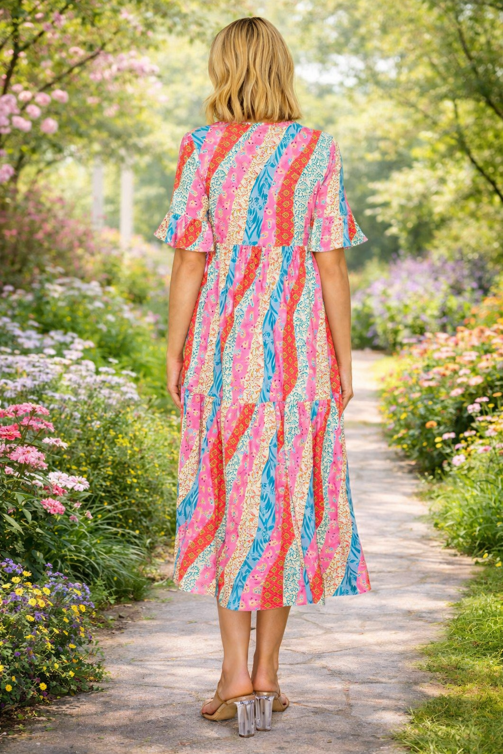 Savannah-Rainbow Dress-FINAL SALE