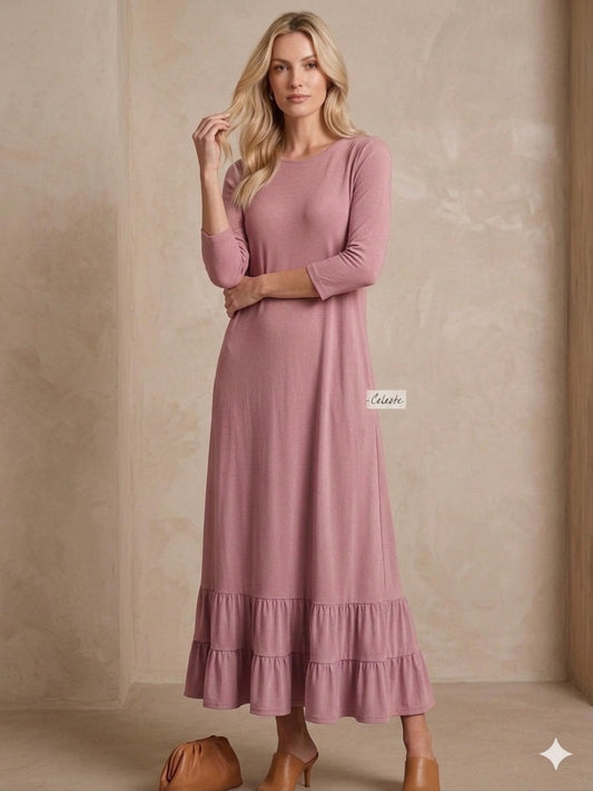 Opal Dress-Mauve