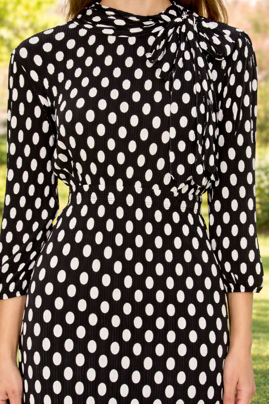 Polka Dot Bodre Tunic-2Colors
