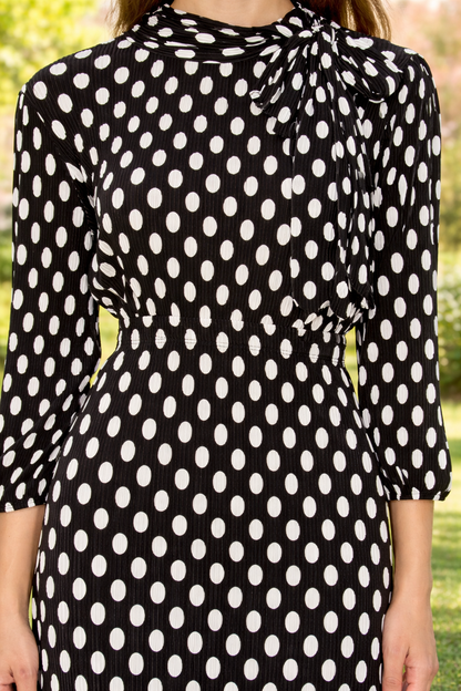 Polka Dot Bodre Tunic-2Colors