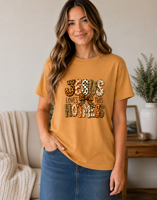Jesus Loves This Hot Mess T-shirt
