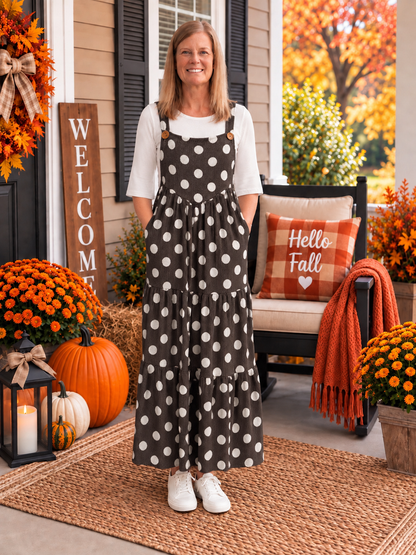 Sabrina Ribbed Overall Jumper Dress