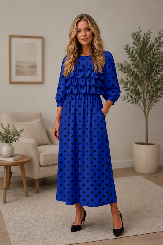 April Ruffle Front Dress