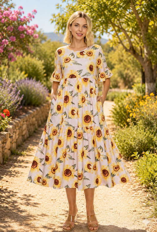 Savannah-Sunflower Dress