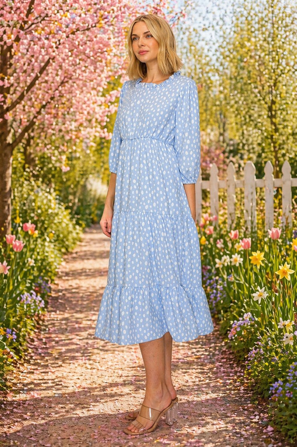 Lucy-Spotted Dress-2 Colors