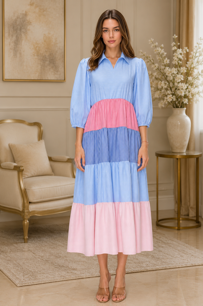 Seersucker Dress-2 Colors