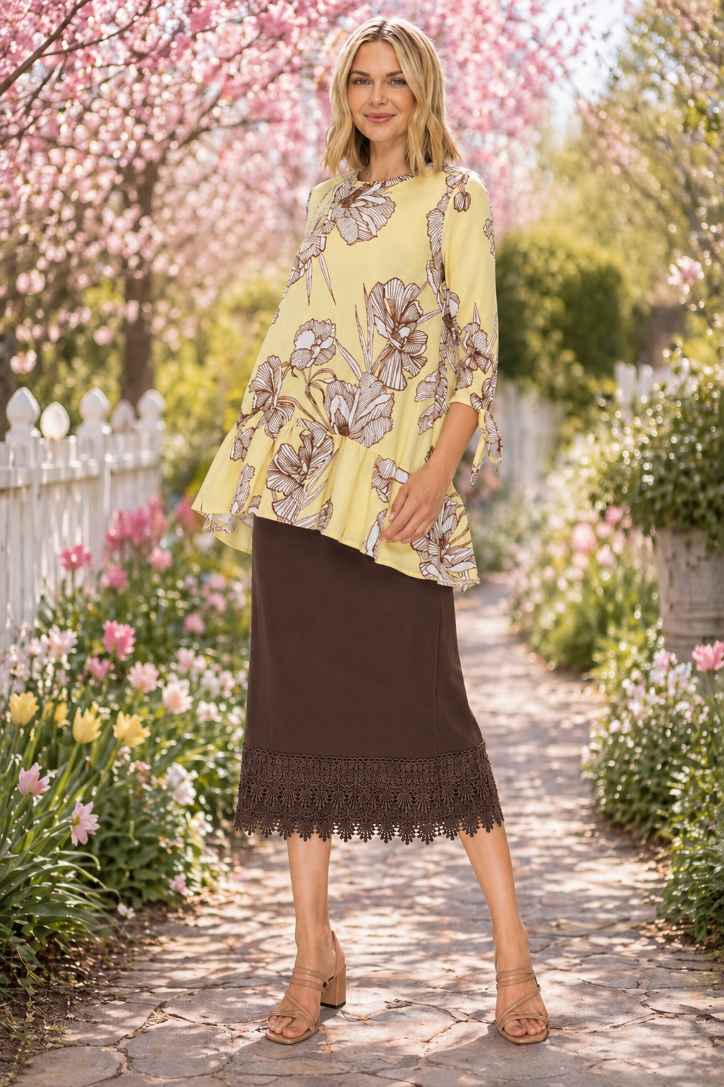 Skirt Extender-Chocolate Brown