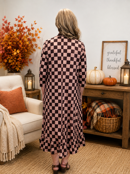 Melody Checked Dress