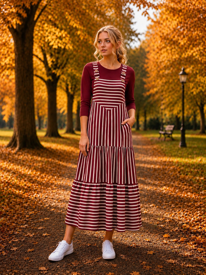 Sabrina Overall Jumper Dress