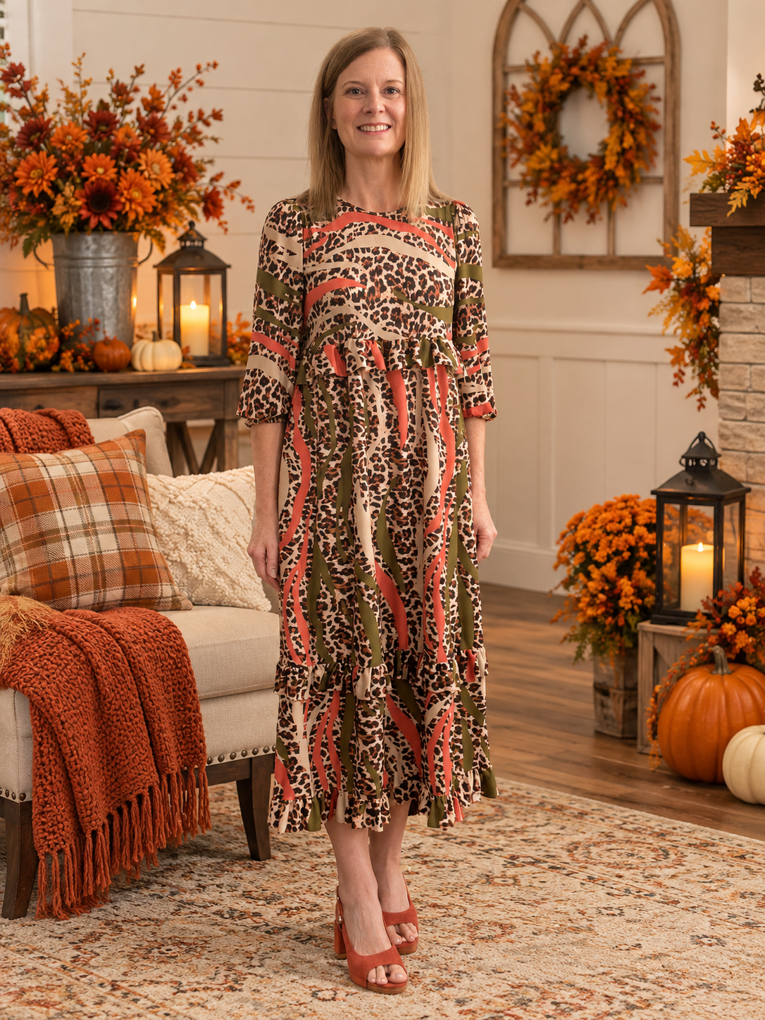 Darcy Fall Swirl Dress