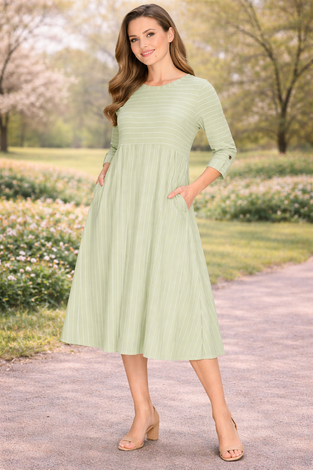 Haley-Striped Dress-6 Colors