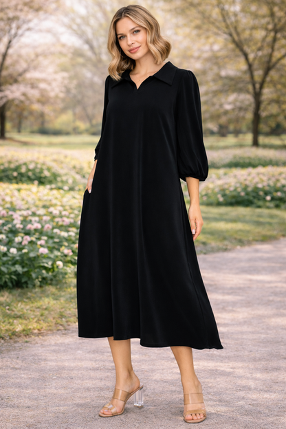 Black Polo Dress