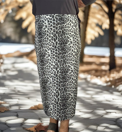 Grey Leopard 32"/33"  & 27"/29"Skirt