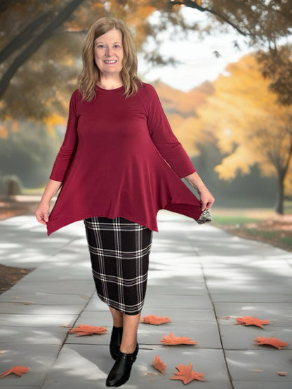 Black Plaid 32"/33"  & 27"/29"Skirt